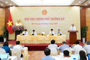 Họp báo Chính phủ tối 4-9