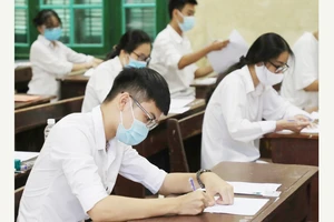 Thí sinh dự thi THPT năm 2020. Ảnh: QUANG PHÚC