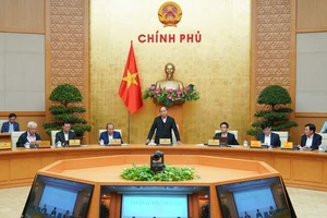 Chính phủ họp phiên thường kỳ tháng 11-2020. Ảnh: QUANG PHÚC