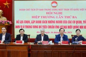 Hội nghị hiệp thương lần thứ ba. Ảnh: VIẾT CHUNG