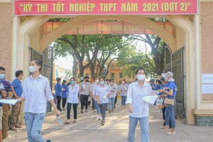  Thí sinh tham dự kỳ thi tốt nghiệp THPT đợt 2