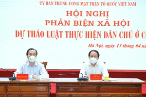 Hội nghị phản biện xã hội MTTQ ngày 13-4