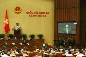 Phiên họp Quốc hội chiều 6-6: Ảnh: QUANG PHÚC