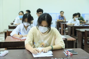 Thí sinh dự thi tốt nghiệp THPT 2022. Ảnh: QUANG PHÚC