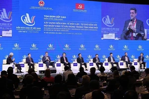 Quang cảnh Diễn đàn Kinh tế Việt Nam 2023