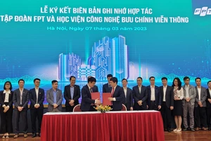 Tập đoàn FPT đã ký kết hợp tác với Học viện Bưu chính Viễn thông để mở rộng mạng lưới nhân lực,