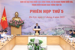  Phiên họp của Ban chỉ đạo Nhà nước các công trình, dự án quan trọng quốc gia, trọng điểm ngành GTVT. Ảnh: VIẾT CHUNG