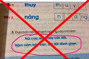 Một số hình ảnh, đường link có nội dung xuyên tạc mà Bộ GD-ĐT phản ảnh.