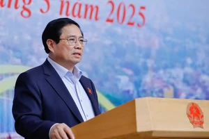 Thủ tướng Phạm Minh Chính phát biểu tại phiên họp. Ảnh: VIẾT CHUNG