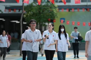Thí sinh dự thi theo Chương trình giáo dục phổ thông 2018 đã hoàn tất kỳ thi