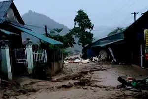 Tại tỉnh Điện Biên đã xảy ra lũ quét, sạt lở đất