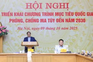 Thủ tướng Phạm Minh Chính chủ trì hội nghị trực tuyến toàn quốc triển khai Chương trình mục tiêu quốc gia phòng, chống ma túy đến năm 2030