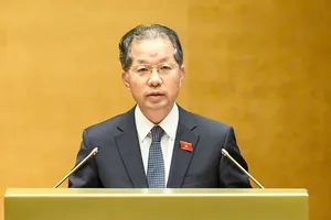 Chánh án Tòa án nhân dân tối cao Nguyễn Văn Quảng. Ảnh: VIẾT CHUNG