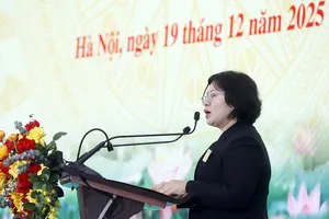 Đồng chí Văn Thị Bạch Tuyết, Phó Bí thư Thành ủy TPHCM phát biểu tại hội nghị. Ảnh: HẢI PHẠM