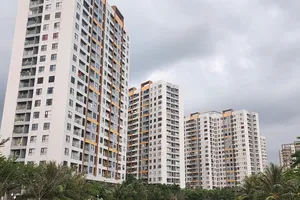 Một dự án căn hộ của chủ đầu tư Nam Long tại xã Phong Phú, huyện Bình Chánh. Ảnh: ĐỨC TRUNG