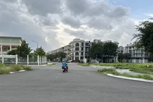 Dự án khu nhà ở Đại Nhân, phường Hiệp Bình, TPHCM được miễn giấy phép xây dựng. Ảnh: THANH HIỀN