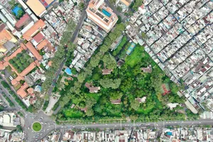 Khu nhà đất số 1 đường Lý Thái Tổ, phường Vườn Lài, TPHCM. Ảnh: HOÀNG HÙNG