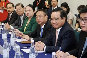 Chủ tịch UBND TPHCM Nguyễn Văn Được dự diễn đàn sáng 4-9. Ảnh: HOÀNG HÙNG