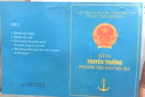 Từ hôm nay 7-8: Ngồi nhà nhận bằng thuyền trưởng với giá 25.000 đồng