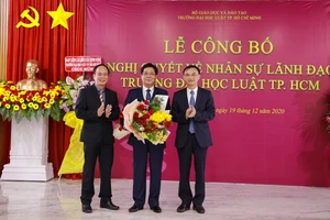 PGS.TS Trần Hoàng Hải làm Quyền Hiệu trưởng Trường Đại học Luật TPHCM 