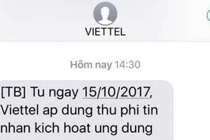 Viettel sẽ “thu phí” kích hoạt dịch vụ iMesssage và Facetime