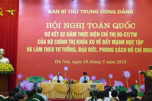 Hội nghị toàn quốc Sơ kết 2 năm thực hiện Chỉ thị 05-CT/TW