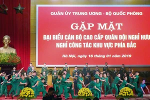 Gặp mặt cán bộ cao cấp quân đội nghỉ hưu, nghỉ công tác khu vực phía Bắc