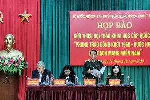 Tổ chức hội thảo khoa học cấp quốc gia về 60 năm phong trào Đồng Khởi