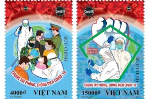 Phát hành bộ tem “Chung tay phòng, chống dịch Covid-19”