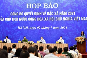 Công bố quyết định của Chủ tịch nước về đặc xá dịp Quốc khánh năm 2021