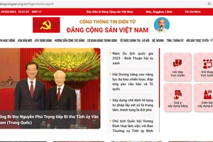 Khai trương Cổng Thông tin điện tử Đảng Cộng sản Việt Nam