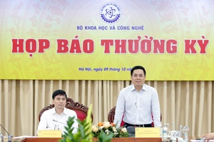 Bộ KH-CN tổ chức họp báo thường kỳ quý 3