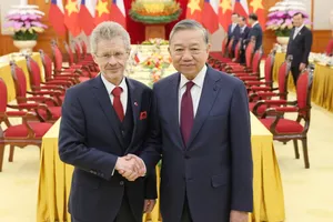 Tổng Bí thư Tô Lâm tiếp Chủ tịch Thượng viện Quốc hội Cộng hòa Séc Milos Vystrcil