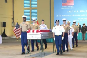 Trao trả hài cốt quân nhân Hoa Kỳ mất tích trong chiến tranh tại Việt Nam