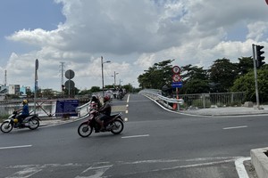 富定桥扩建后恢复通车