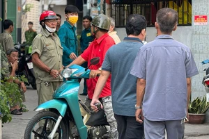 Công an phong tỏa hiện trường vụ giết người tại quận 8 hôm 22-11