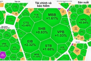 Nhóm cổ phiếu ngân hàng hút tiền nên tăng mạnh 