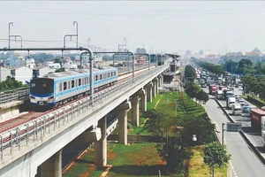 Dự án metro số 1 (Bến Thành - Suối Tiên) đang trong giai đoạn hoàn thành xây dựng cơ bản