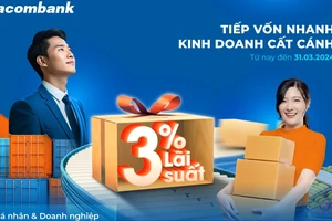 Vay vốn siêu ưu đãi với lãi suất chỉ từ 3% tại Sacombank