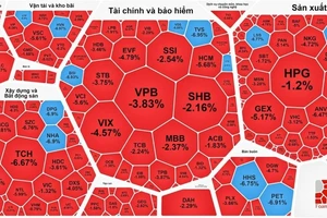 Nhà đầu tư bán tháo, VN-Index “bốc hơi” gần 28 điểm