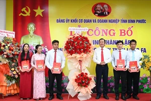 Bình Phước: Thành lập Chi bộ cơ sở trong Khu công nghiệp Minh Hưng III 