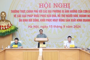 Chính phủ ban hành nghị quyết về khắc phục hậu quả bão số 3