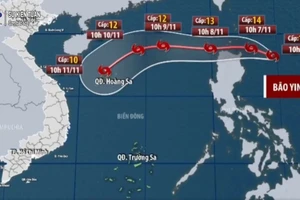 Bão số 7 diễn biến phức tạp, cường độ rất mạnh