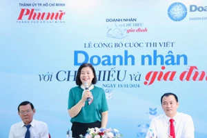 Bà Lý Việt Trung, Tổng biên tập Báo Phụ nữ TPHCM chia sẻ về nội dung cuộc thi viết "Doanh nhân với chữ hiếu và gia đình"