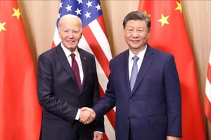 Chủ tịch Trung Quốc Tập Cận Bình đã gặp Tổng thống Mỹ Joe Biden bên lề APEC. Ảnh: CHINA DAILY