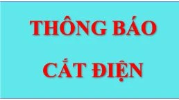 Thông báo gián đoạn cung cấp điện theo kế hoạch khu vực quận Gò Vấp