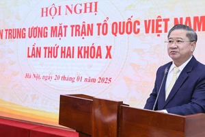 Đồng chí Trần Việt Trường, tân Phó Chủ tịch Ủy ban Trung ương MTTQ Việt Nam. Ảnh: VIẾT CHUNG