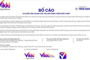 Bố cáo về việc Ngân hàng Thương mại cổ phần Đông Á đổi tên và địa chỉ trụ sở chính trên giấy phép