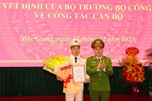 Công an tỉnh Bắc Giang có tân Giám đốc