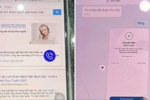 Chiếm đoạt tiền bằng thủ đoạn lừa đảo đặt lịch khám bệnh